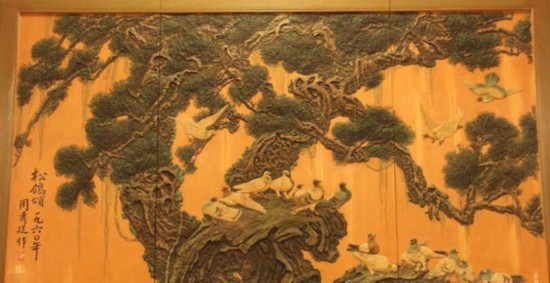 人民大会堂金色大厅画作更新了!一起来看看大会堂悬挂过的13幅珍贵书画-爱财经网