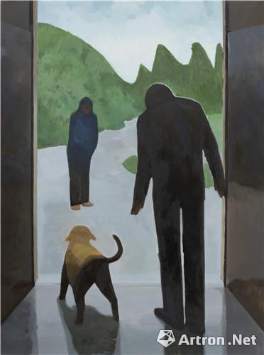 陌生来客,布面油画,150x200cm,2015