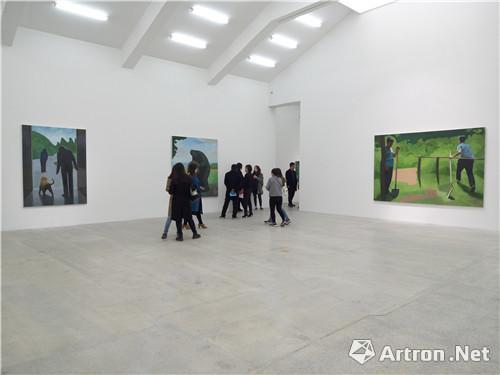 汤大尧个展“陌生来客”现场