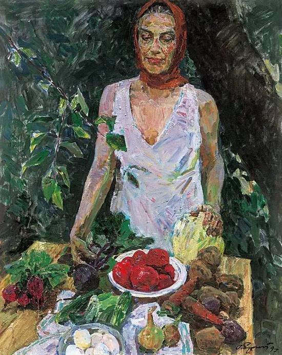   Ҷ��÷Ү��  ������ 101x80cm  1997��  
